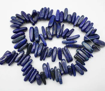 En-gros de 10-18 mm, Stick Forma de Piatra Naturala lapis lazuli Margele DIY Pentru a Face Bijuterii Colier Material Strand 15
