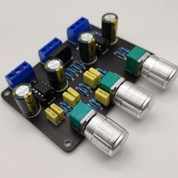 Dual NE5532 Ton Stereo Preamplificator Bord o HiFi Amprifier Egalizator Preamp Bas Treble Control Ton Pre Amplificator