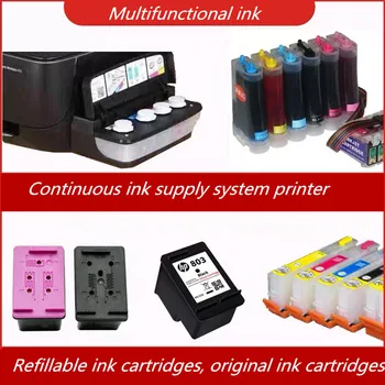 Refill Kit Ink Compatibil 303 pentru HP Envy 6020 6030 6220 6230 7120 7130 7134 7830 Cartus de Imprimanta Cerneala Dye