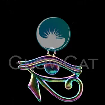 30PCS Culoare Curcubeu Egiptean Ochiul lui Horus Ra Amuleta Farmecele pentru Handmade Colier Pandantiv Bijuterii 22187