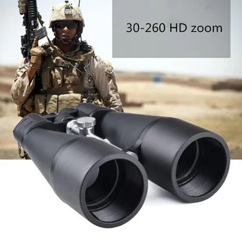 Super 30-260X160 zoom binoclu negru HD ll viziune de noapte binoclu cu prisme BAK4 pentru camping în aer liber și luna uitam 2020