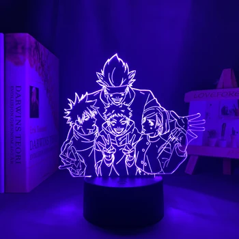 Anime Lampa Satoru Gojo Echipa de Lumină Jujutsu Kaisen Led Lumina de Noapte pentru Cadou de Ziua Jujutsu Kaisen Grup Satoru Gojo Lampa
