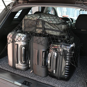 Masina de Organizator portbagaj plasă de buzunar de stocare net sac sac de depozitare mașină de depozitare consumabile auto accesorii 100 x 70 net buzunar Portbagaj Sac