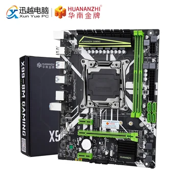 HUANANZHI X99-8M GAMING Placa de baza Intel X99 LGA 2011-3 E5 Toate Seriile DDR4 RECC 64GB M. 2 NVME USB3.0 ATX