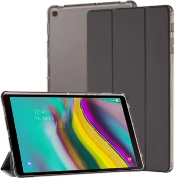 EasyAcc Caz Acoperire pentru Samsung Galaxy Tab S5e 10.5 Ultra Subțire Inteligent Flexibil TPU Acoperire cu SleepAlarm Funcția Samsung Negru