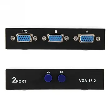2 în 1 VGA Switcher Splitter de Date Sincronizarea Monitor VGA Switch VGA Splitter