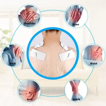 ZECI EMS Unitatea 8 Moduri Digitale de Palmier Dispozitiv mai Bune Ameliorarea Durerii Aparat pentru Gat Spate Lombare Stimulator Muscular Terapie Corp Masaj