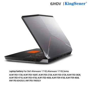 KingSener Noi și Reale 6JHDV P43F 5046J YKWXX Baterie Laptop Pentru DELL Alienware 17 R2 R3 Serie 6JHDV 14.8 V 92WH