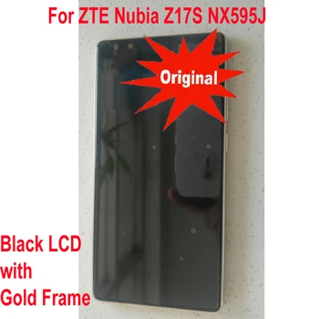 Original de Lucru Sticlă Display LCD Touch Panel Screen Digitizer Asamblare cu cadru Pentru ZTE Nubia Z17S NX595J Senzorul de Telefon