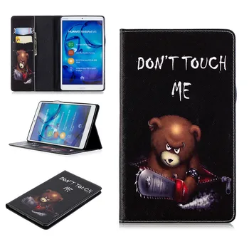 Tableta Caz Pentru Huawei MediaPad M5 8.4 inch SHT-AL09 SHT-W09 Moda Pictat Flip PU Piele husa pentru Tableta Coque Fundas+Stylus