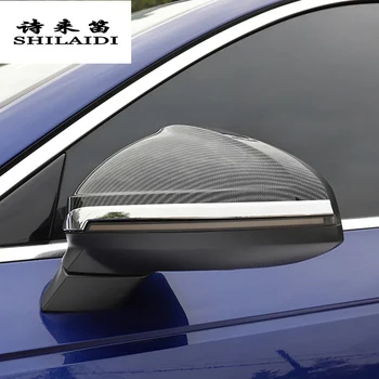 Styling auto pentru Audi A4 B9 oglinda retrovizoare cadru de ușă oglindă decor de protecție panou acoperă Autocolante Tapiterie Auto accesorii