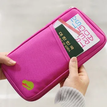 Coreea de Călătorie Carte de Pașaport Organizator Geantă ID-ul de Credit Card Bancar Titular Bărbați Femei de Afaceri Portofel Geanta Notă Titularul de Papetărie