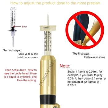 0,3 ml & de 0,5 ml de Buze de Umplere Hialuronic Pen 2 in 1 Stilou injector Pentru Buze cremă pentru a Elimina ridurile acido hialuronico injectabile