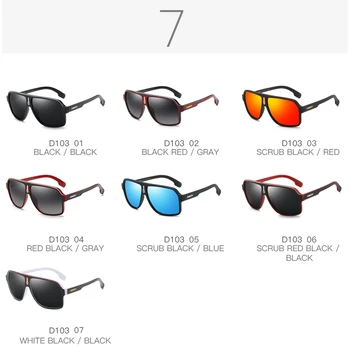 DUBERY Polarizat ochelari de Soare pentru Barbati Femei de Moda Noua Pătrat de Epocă UV Protectie Ochelari de Soare Sport Oglindă Clasic Brand de Lux