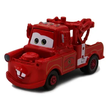 Disney Pixar Cars 2 Roșii Mater Pompieri Echipa de Salvare aliaj Metal turnat sub presiune Jucărie model de Masina pentru copii de la 1:55 jucării de Brand Nou