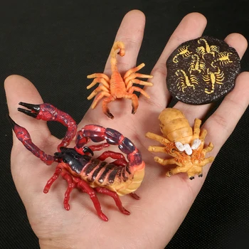 Simulare De Animale Sălbatice Caracatiță,Crocodil Ciclu De Creștere Scorpion Ciclului De Viață, Modele De Figurine De Acțiune Material Didactic De Colectare De Jucării