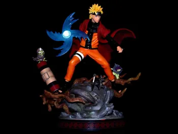 Naruto Rasengan Statuie din PVC Figura de Acțiune Naruto Shippuden Anime Naruto Uzumaki Sennin Moodo Colectie Jucarie Figurina 280mm