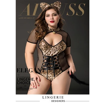 Cosplay Porno Femei Plus SizeBunny de poliție asistenta pisica uniformă de menajeră de performanță costum erotic lenjerie de corp Costume Exotice