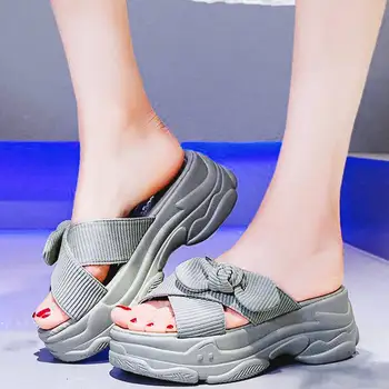 Doratasia 20202 Dropship Confortabil de agrement dulce arc Platforma de vară sandale pantofi adidași unic papuci femei