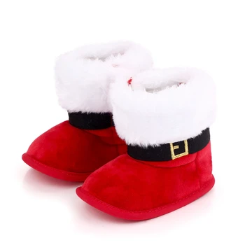 2020 de Iarnă Crăciun Moș Crăciun Cald Prima Pietoni Zăpadă Copil Sugar Croșetat Tricot Lână Pantofi pentru Copii pentru Băieți și Fete Cizme
