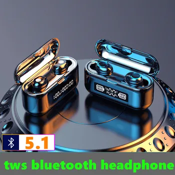 TWS căști fără Fir Bluetooth căști 3500mAh cu LED setul cu Cască Bluetooth gamer Impermeabil Pavilioane pentru xiaomi pk i12