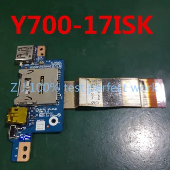 NOU, Original, Pentru Lenovo IdeaPad Y700-15ISK Y700-17ISK Audio USB Cititor de Card de Bord cu cablu BY511 NS-A543 Testat Navă Rapidă