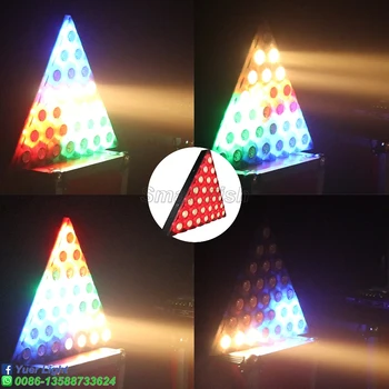 100W LED Triunghi Matrix Light Stage CONDUS Triunghi Matrix Efect Lumini Profesionale, DJ Disco Stroboscop Pentru Petreceri de Crăciun KTV Club