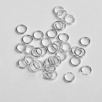 3-4-5-6-7-8-9MM 200pcs de Argint Deschide Sari Inel Argint Componente DIY Bijuterii Argint 925 constatările deschiderea inele