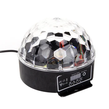 LED-uri RGB de Cristal Magic Ball Efect de Lumina Disco DMX Dj Etapa Lumina pentru KTV Club, Pub, Bar la Nunta, Show-Voce-activat