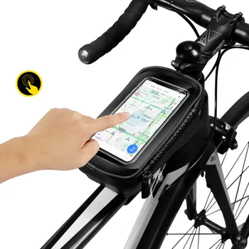 Biciclete De Munte De Telefon Sac De Cadru Frontal Top Tube Ghidon Telefon Mobil Rezistent La Apa Caz