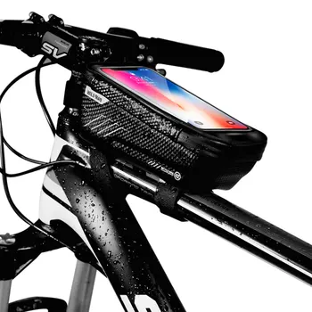Biciclete De Munte De Telefon Sac De Cadru Frontal Top Tube Ghidon Telefon Mobil Rezistent La Apa Caz
