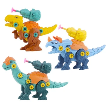 NOI DIY Demontare Dinozaur Jucărie set Piuliță șurub combinație de Învățământ Devreme Blocuri Jucarii Cu Asamblarea Șurub Jucării pentru Copii cadouri