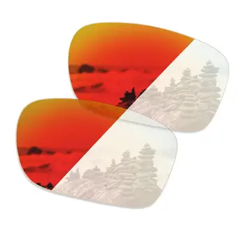 SmartVLT ochelari de Soare, Lentile de Înlocuire pentru Oakley Holbrook - Eclipse Rosu Fotocromatică