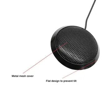 Stereo Omnidirectional de Preluare Microfon cu Condensator Microfon Conector USB pentru Voice Chat Săli de Conferințe de Afaceri Computer Desktop