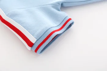 2020 băiețel nou-născut haine de vară romper albastru deschis cu maneci scurte din bumbac salopeta haine bebe haine Ropa de bebe