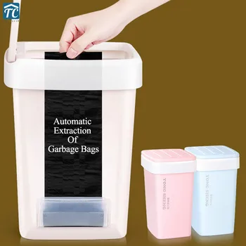Coș de gunoi Pătrat Găleată Coșul pentru Hârtie Schimbare Automată Sac Dormitor Baie Bucatarie Birou coș de Gunoi Ecologice de Gunoi