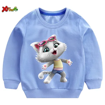 Imbracaminte Copii Hanorace Jachete Îmbrăcăminte Pentru Băieți De Desene Animate Drăguț 44 Pisici Cool Tricou Copii Haine Sport Casual Tricou Copil