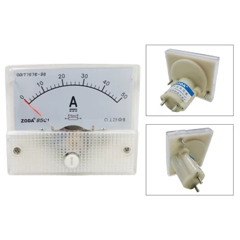 1 BUC 85C1-O 15A 20A 30A 50A 75A 100A/75mV DC Analog Metru Panel AMP Curent Ampermetrele Indicator Pointer Ampermetru Folosi Cu Șunt 64*56MM