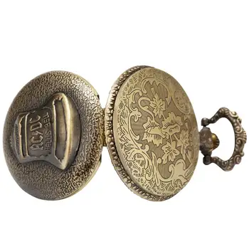 Antic Retro Bronz Iaduri Bell Cuarț Ceas de Buzunar Colier Pandantiv Lanț de Ceas de Buzunar pentru Barbati Femei Cadouri Suveniruri