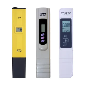 Digital PH TDS Metru CE 0.00-14.0 PH Tester TDS&EC Metru Termometru 0-9999us/cm 0-9999ppm 0.1-80.0 gradul 3 în 1 de Apă Monitor