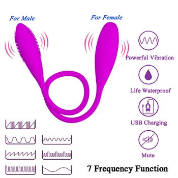 Jucarii Sexuale Dublu Vibrator Anal Vibrator Bărbați Femei Clitorisul Stimulator Limba Dop De Fund Vibratoare Ouă Adult Reîncărcabilă Masturbator