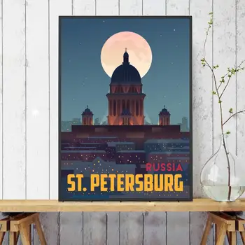 St Petersburg, Rusia Călătorie Panza Pictura Pe Perete Imagini De Artă Amprente Decor Acasă Poster De Perete Decor Pentru Camera De Zi
