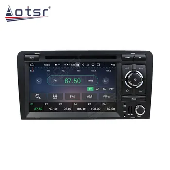 AOTSR Auto Radio Auto Android 10 Pentru Audi A3 8P S3 RS3 Sportback 2003 - 2011 Player Multimedia Navigatie GPS IPS AutoRadio