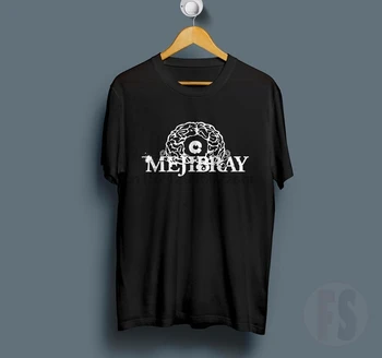 Mejibray Trupa de Rock Logo Om de Moda Topuri de Bumbac Negru marimi S-3XL