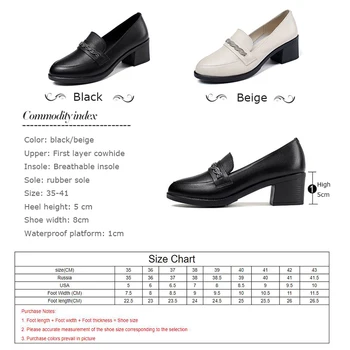 OllyMurs Pompe de Femei din Piele Square Toe Clasic Femei Pantofi Superficial Confortabil Tocuri Office Shoes pentru Femei 2020