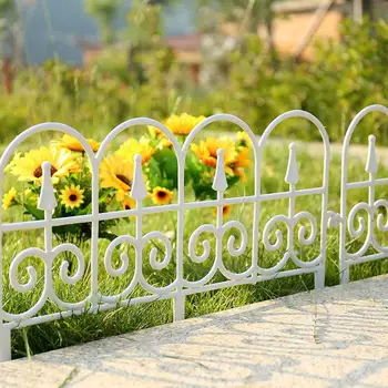 5pcs Plastic Gradina Gard de Frontieră Decorative de Gard de Gradina în aer liber, Plante Riverane Gazon Tăiate Gard Nunta Gard Decorativ