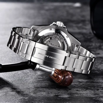 PAGANI Design de Brand de Lux Ceasuri Barbati Automată Ceas Negru Bărbați din Oțel Inoxidabil rezistent la apa Afaceri Sport Mecanice Ceas