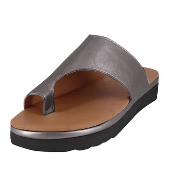 SAGACE Femei Sandale 2019 Noua Moda de Vara Apartamente Pene Deschis Deget de la picior Glezna Pantofi de Plaja Roman Papuci in Picioare Picior de Corecție May25