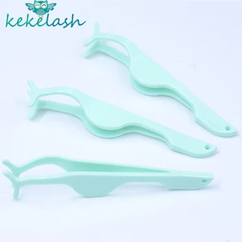 Kekelash 100/50pcs en-gros logo-ul personalizat de gene false pensete copilul roz verde negru colorat genelor aplicator clip instrumente de machiaj
