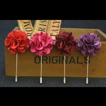 10 buc/lot de 16 de Culori Mens Rever flori pin, Garoafa Boutonniere Nunta Broșe, Costum pentru Bărbați Accesorii, Mire, Cadou Cavaler de onoare
